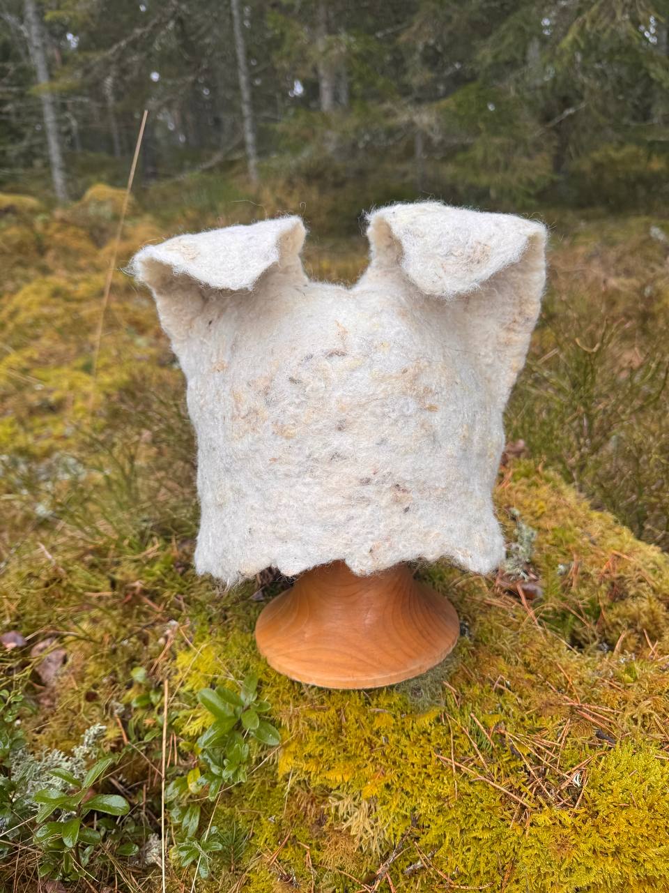 WilliWilla Pilke – handmade Finnish lambswool sauna hat
