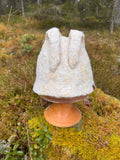 WilliWilla Korva – handmade Finnish lambswool sauna hat