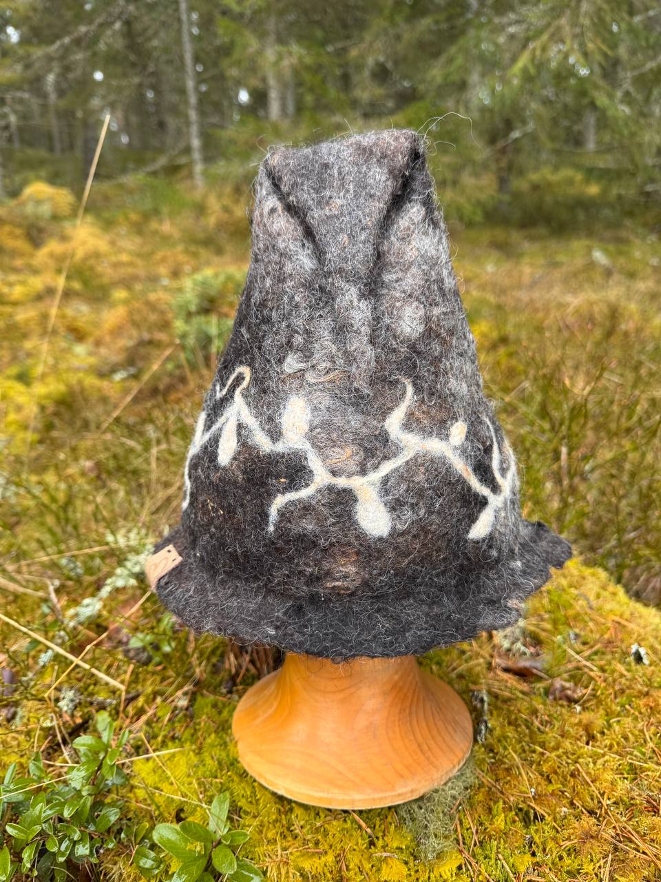 WilliWilla Usva – handmade Finnish lambswool sauna hat