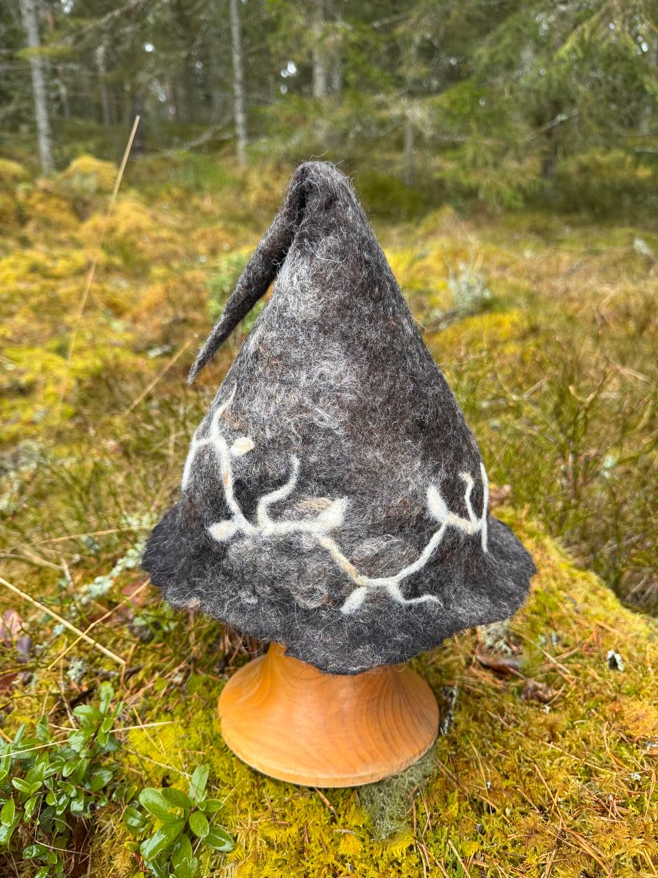WilliWilla Usva – handmade Finnish lambswool sauna hat