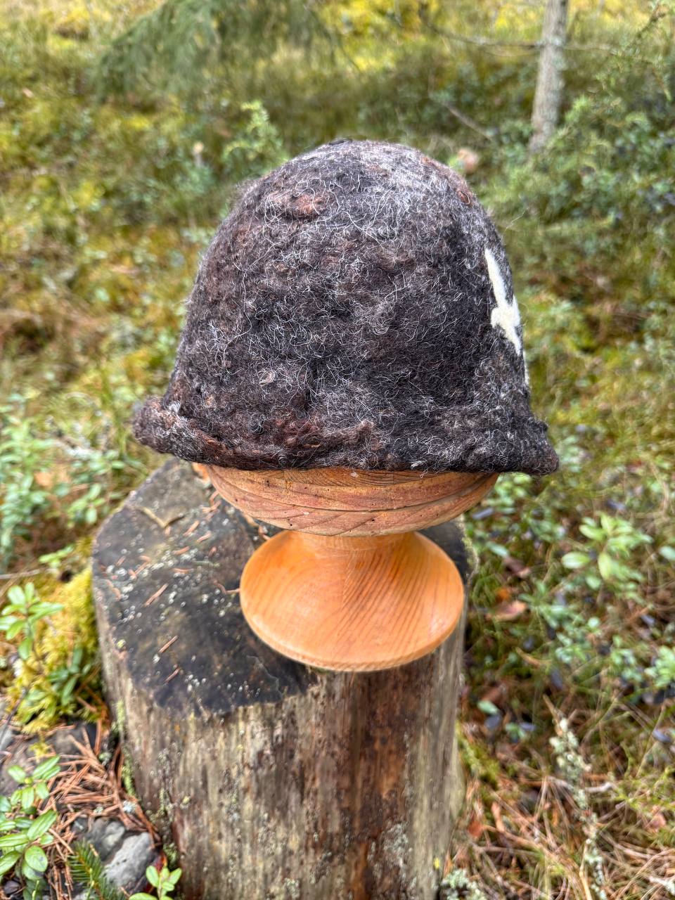 WilliWilla Parvi – handmade Finnish lambswool sauna hat