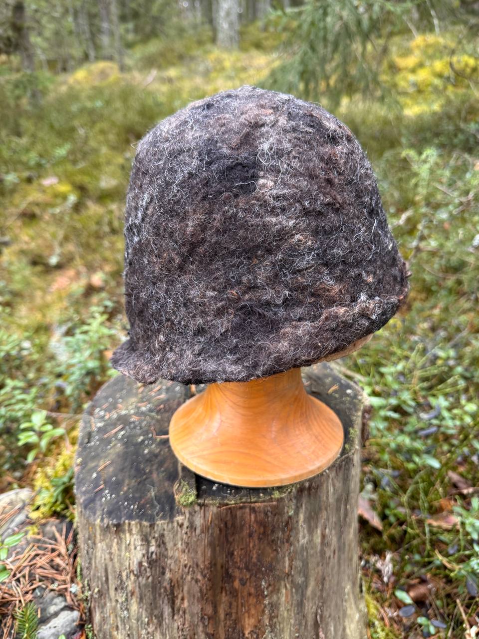 WilliWilla Parvi – handmade Finnish lambswool sauna hat