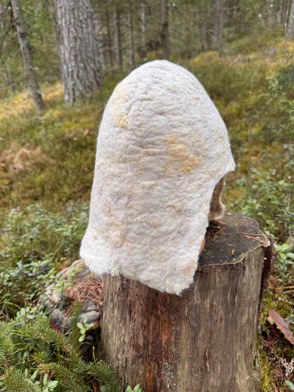 WilliWilla Hiutale – handmade Finnish lambswool sauna hat