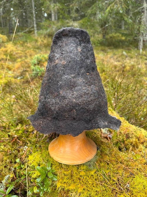 WilliWilla Hämä – handmade Finnish lambswool sauna hat