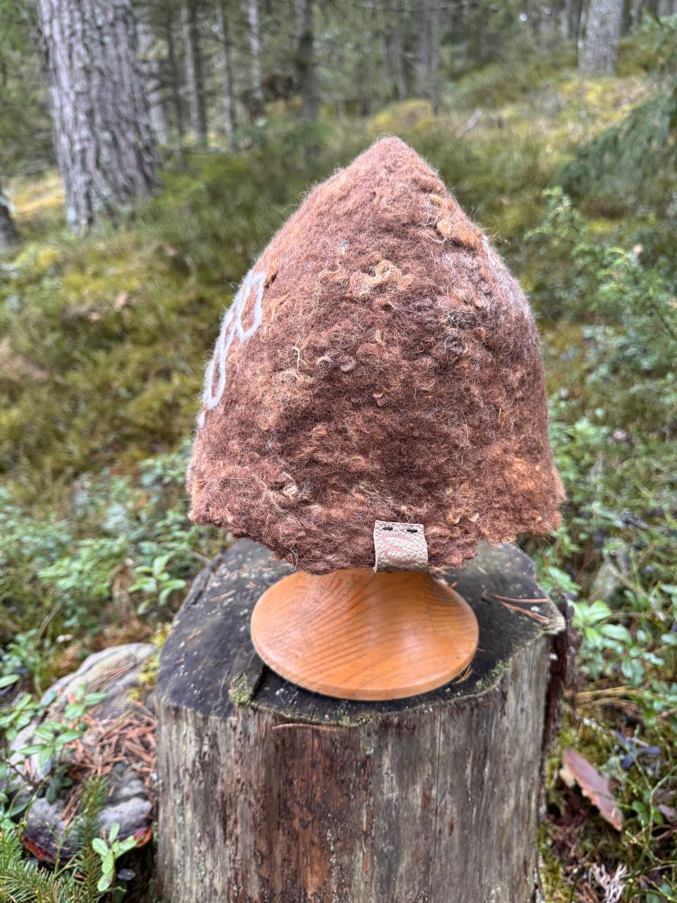WilliWilla Nasu – handmade Finnish lambswool sauna hat