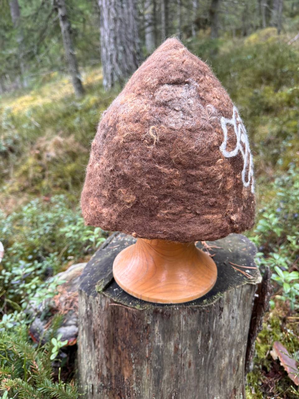 WilliWilla Nasu – handmade Finnish lambswool sauna hat