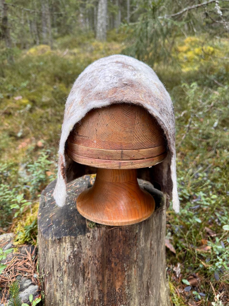 WilliWilla Riemu – handmade Finnish lambswool sauna hat