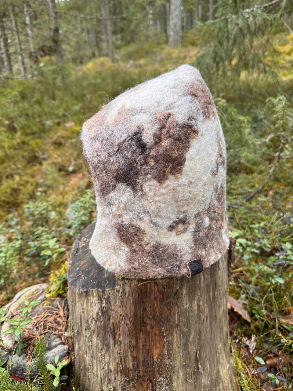WilliWilla Riemu – handmade Finnish lambswool sauna hat