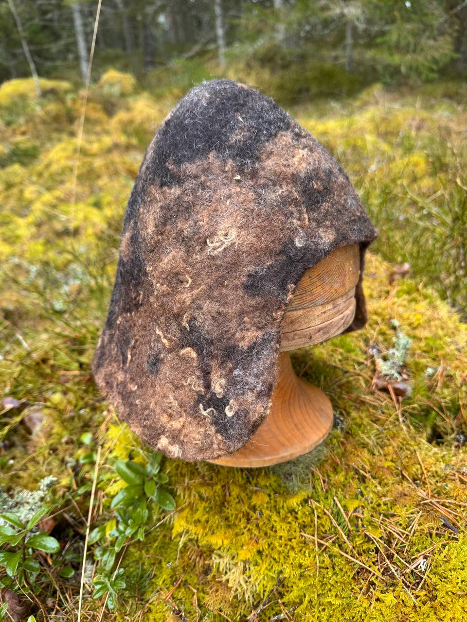 WilliWilla Vaara – handmade Finnish lambswool sauna hat